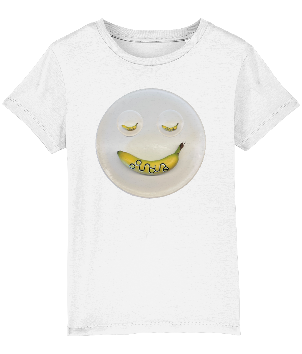 Kids Cotton Tee • ba na na face