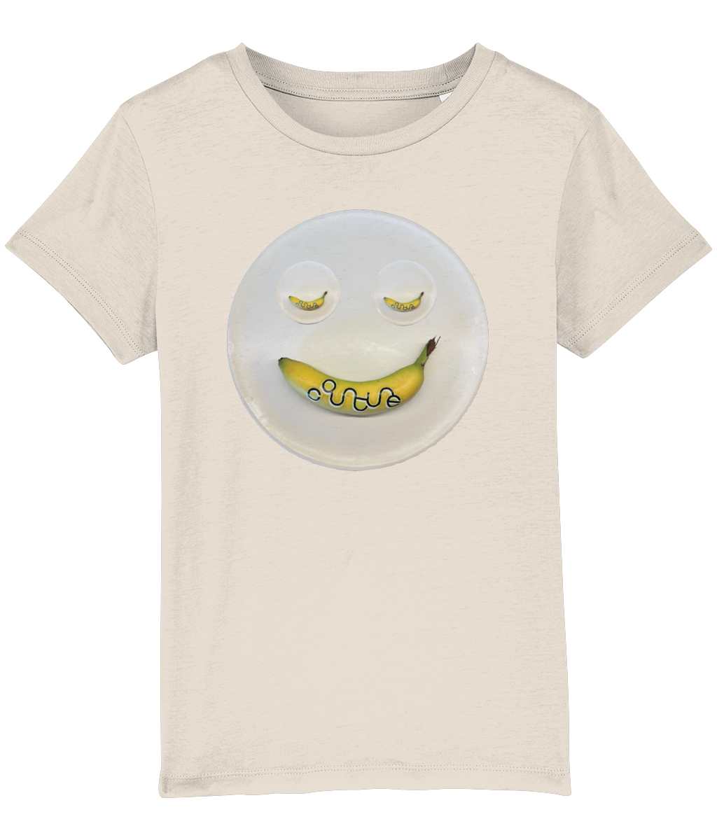 Kids Cotton Tee • ba na na face