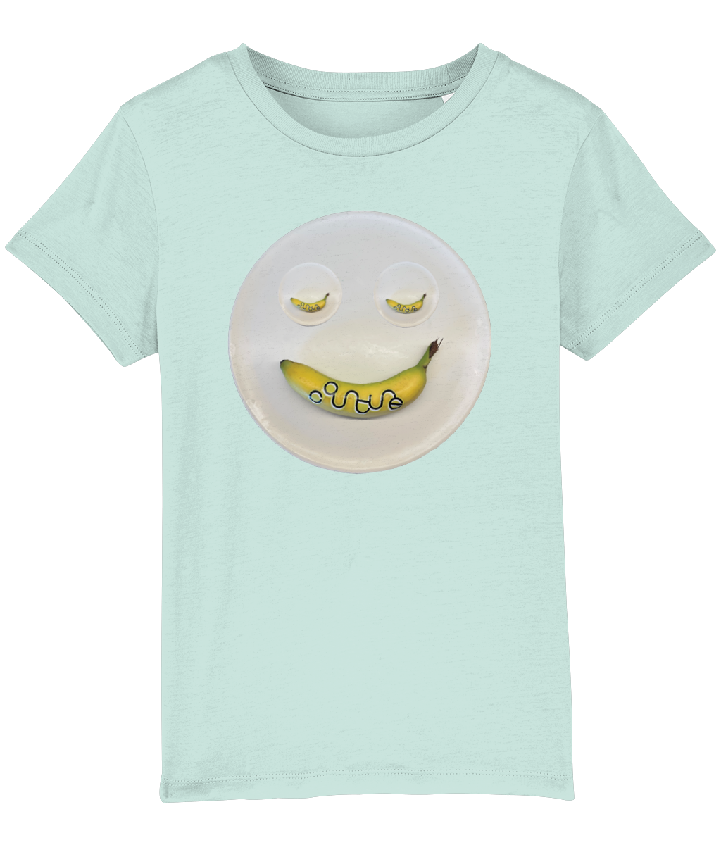 Kids Cotton Tee • ba na na face