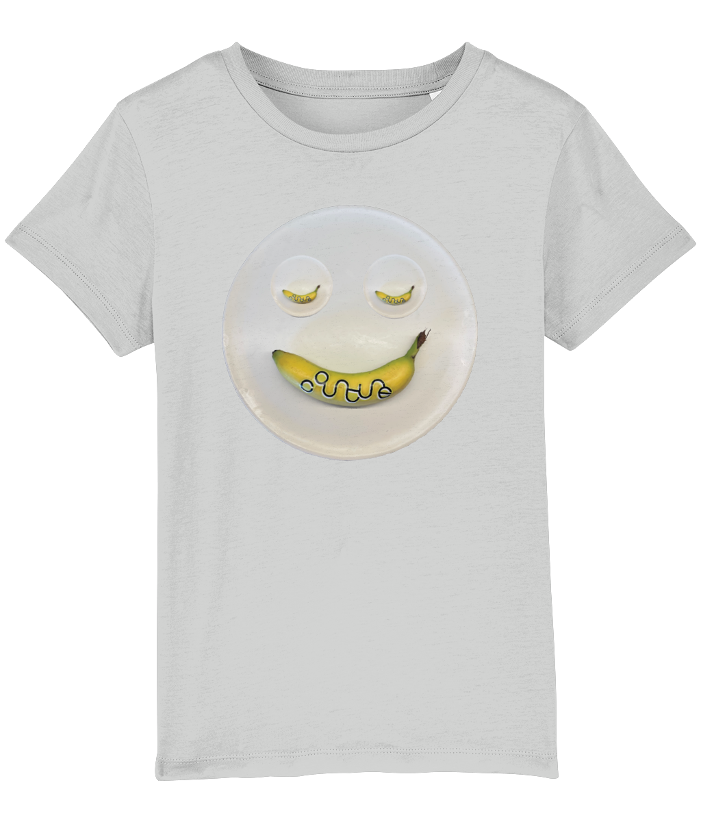 Kids Cotton Tee • ba na na face