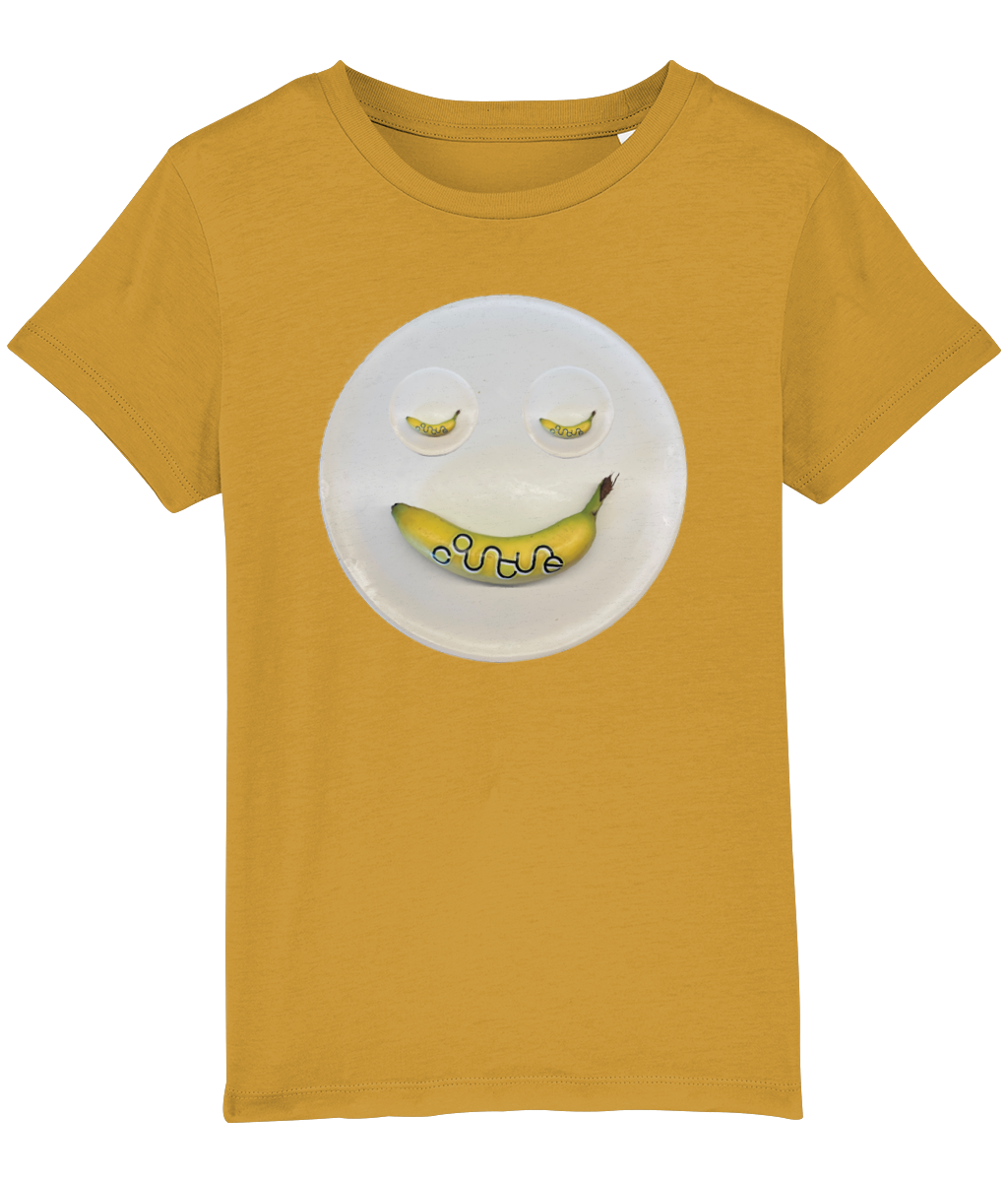 Kids Cotton Tee • ba na na face