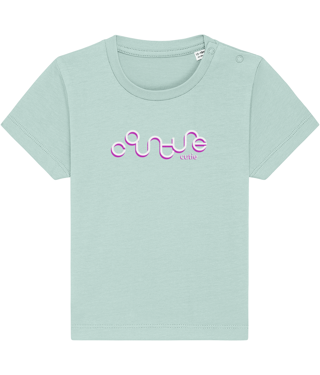 Camiseta para bebé • Courture Cutie violeta