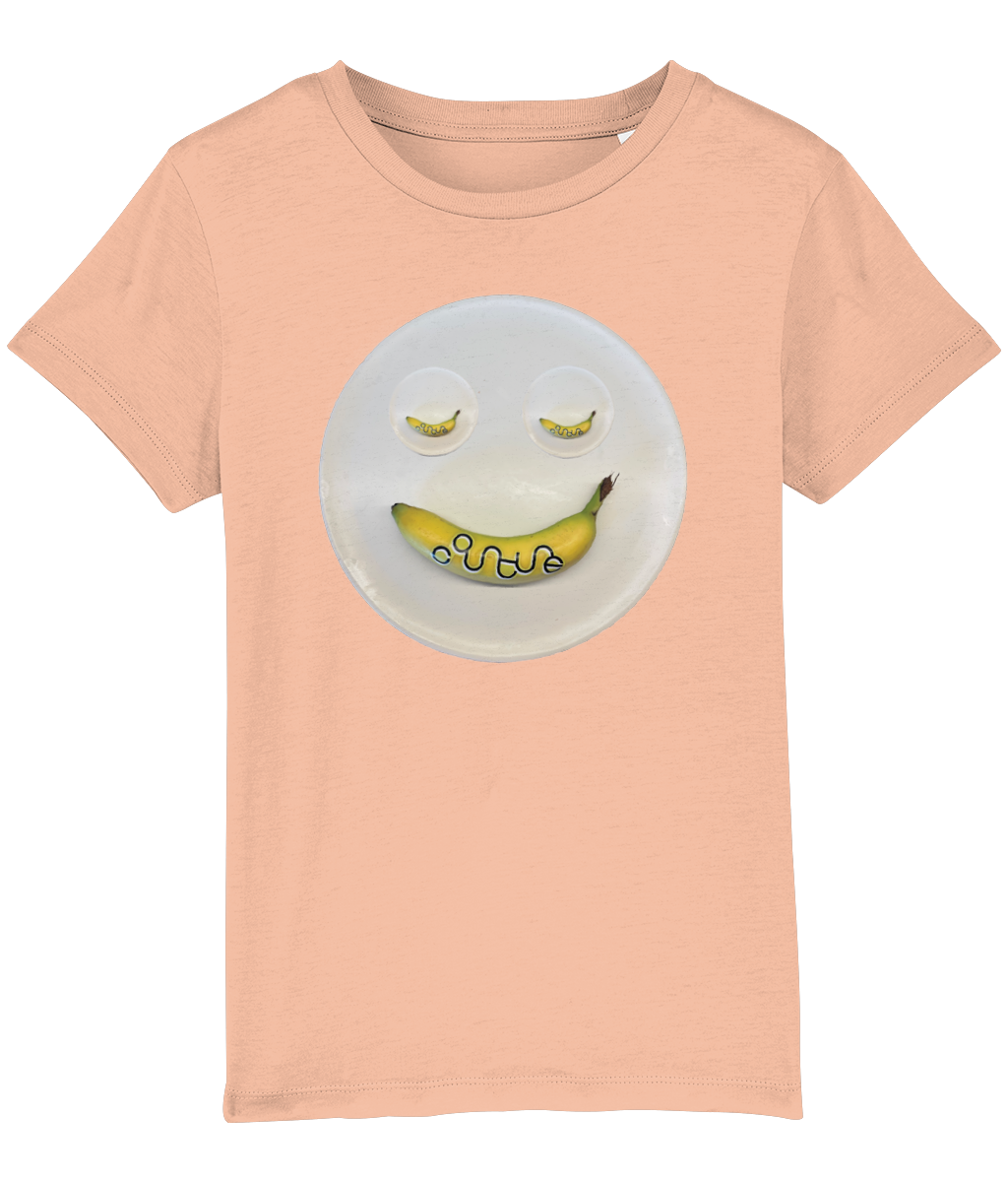 Kids Cotton Tee • ba na na face