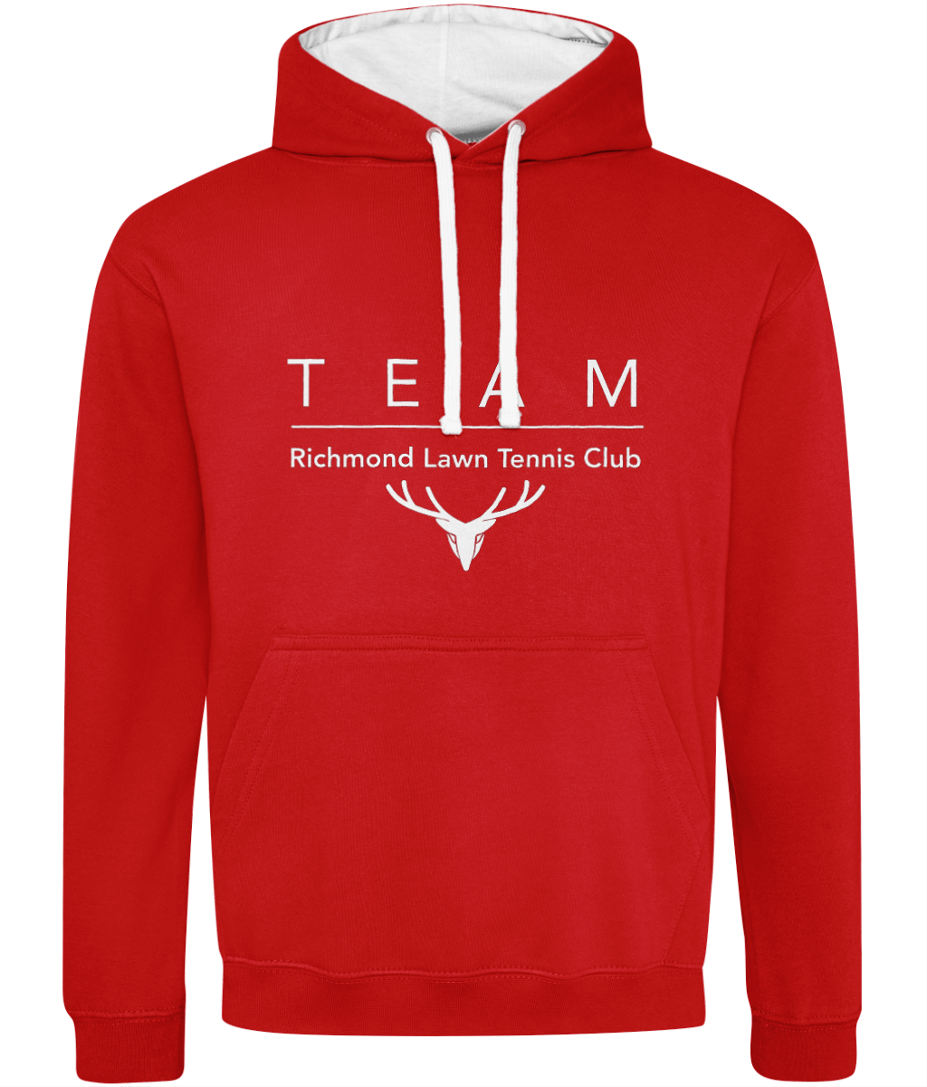 Sweat à capuche TEAM • Rouge