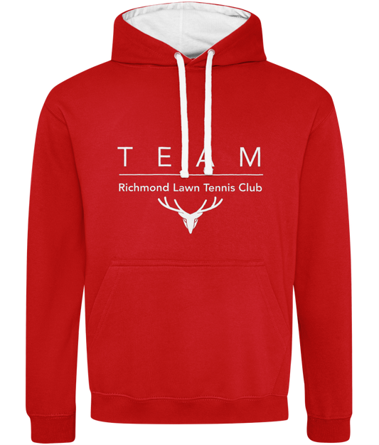 Sweat à capuche TEAM • Rouge