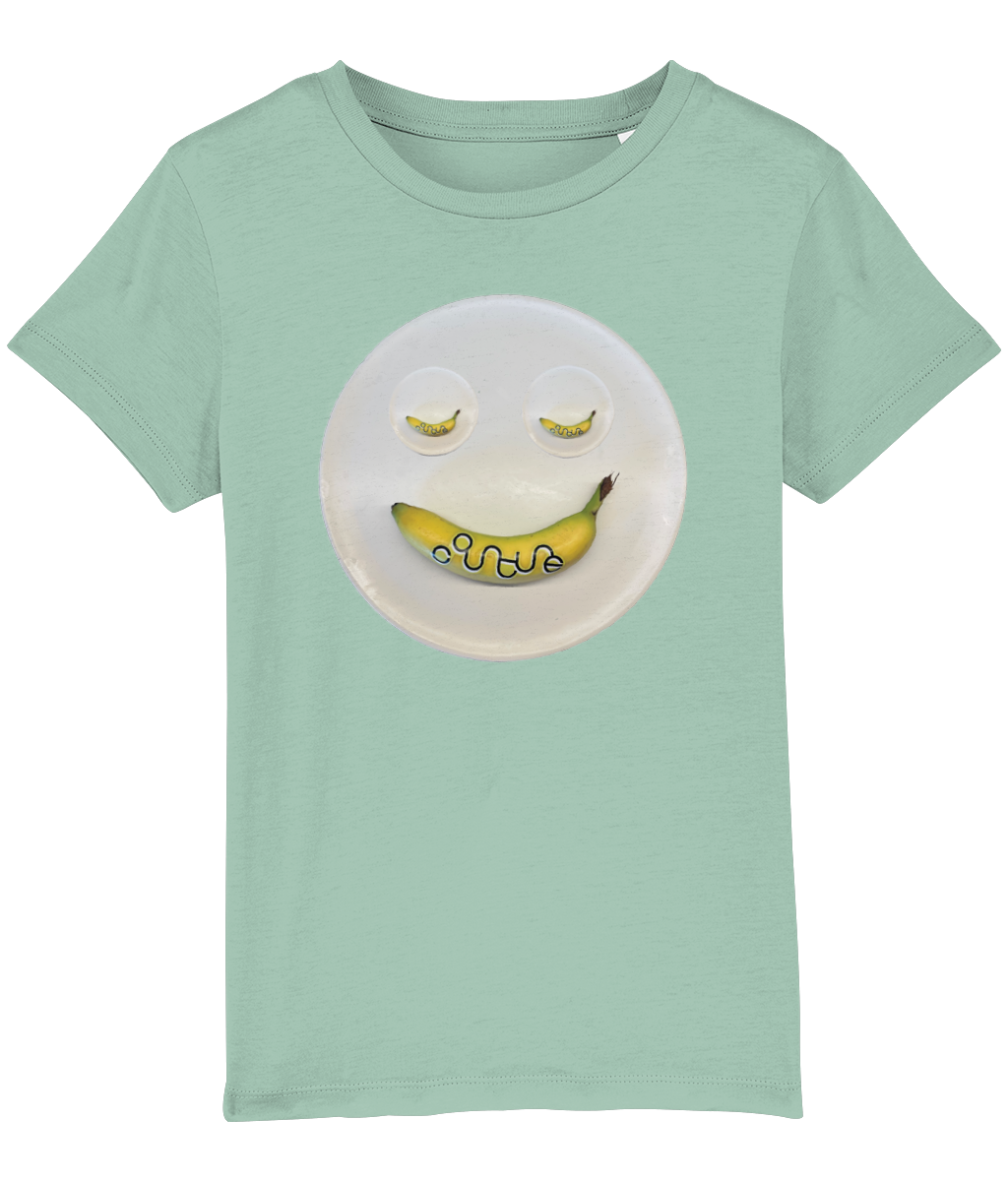 Kids Cotton Tee • ba na na face