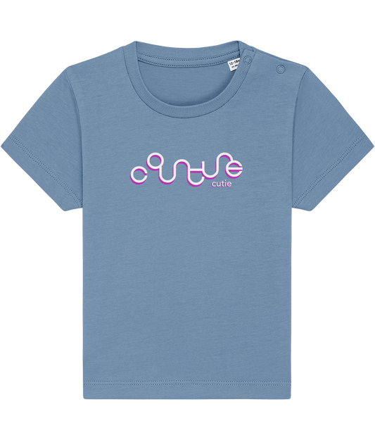 Tee-shirt bébé • courture cutie violet