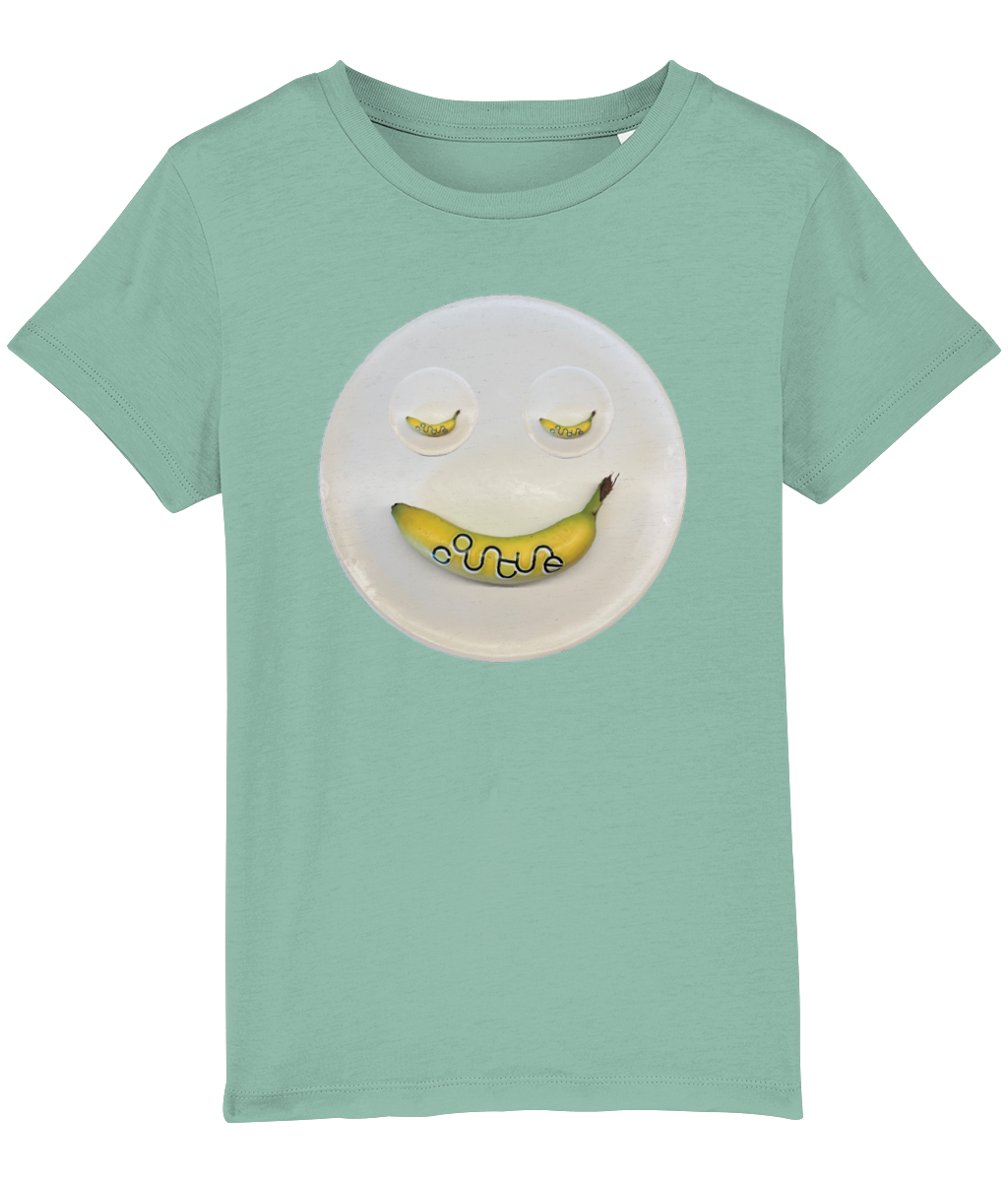 Kids Cotton Tee • ba na na face