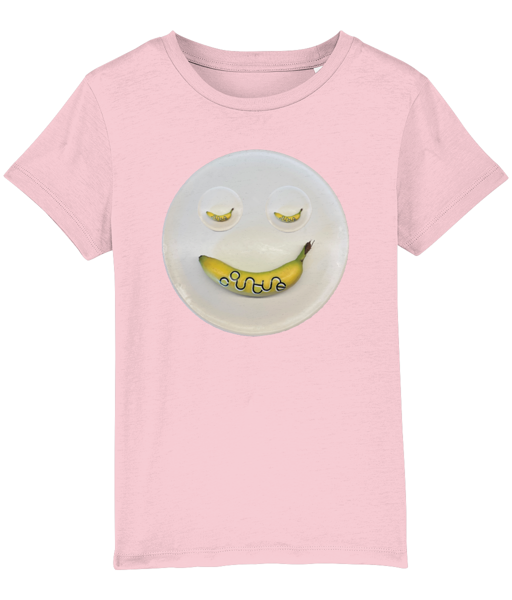 Kids Cotton Tee • ba na na face